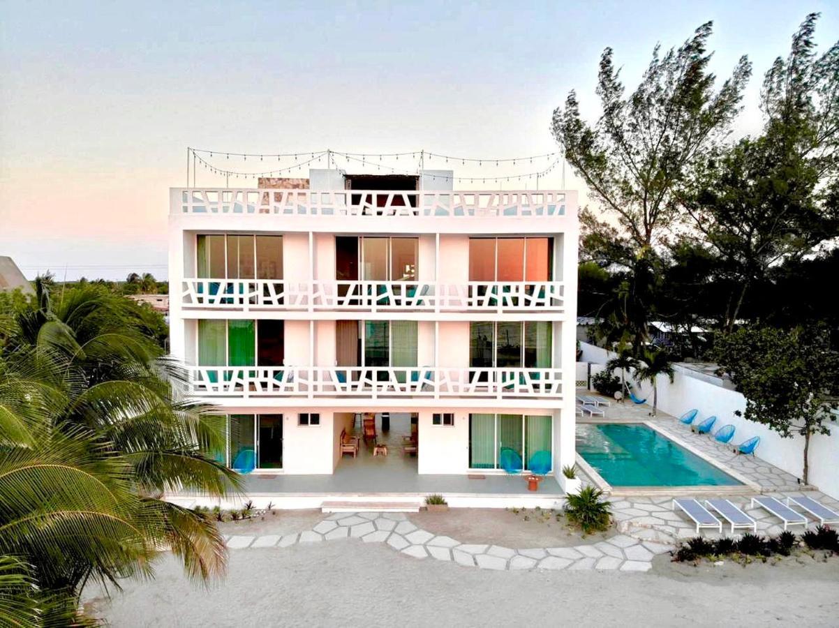 Playa 55 Beach Escape - Adults Only Guesthouse Celestun Exterior foto